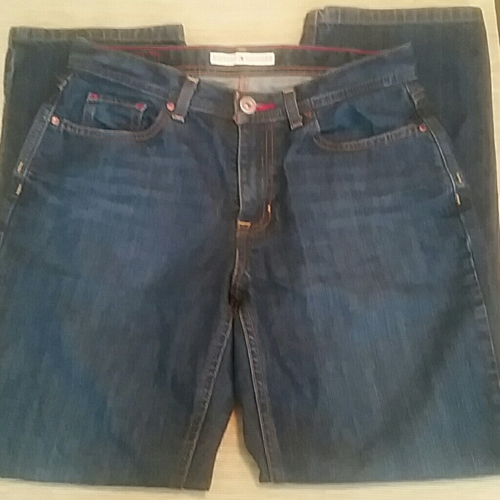 Women's Tommy Hilfiger DrkBlue jeans Sz 4 Like New